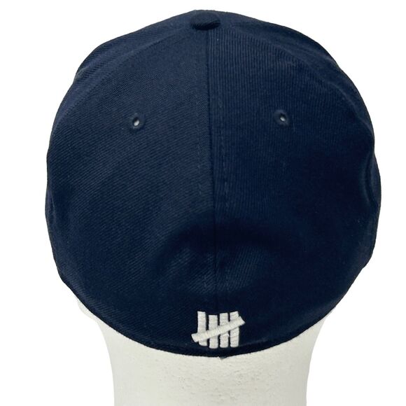 Undefeated x New Era Hat Cap Fitted 7 1/4 Eagle 02-12 UNDFTD Wool 59Fifty Blue - Picture 3 of 11